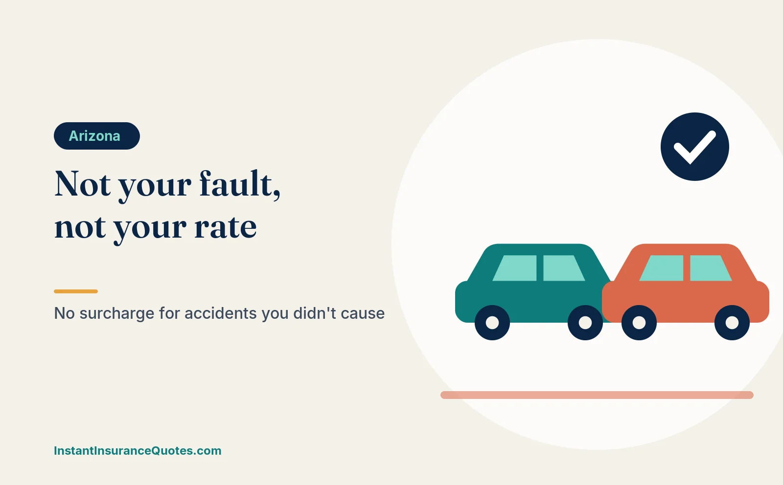 Illustration: not-at-fault accidents in arizona: your rate, deductible and repair rights