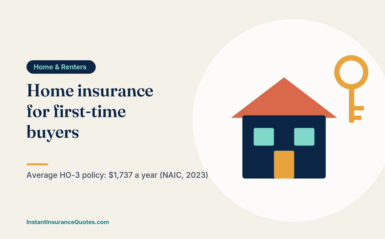 Illustration: homeowners insurance for first-time buyers